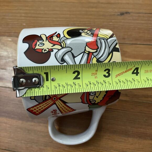 Don Quijote De La Mancha Ceramic Coffee Mug Artesanias Medina Spain - Picture 11 of 12